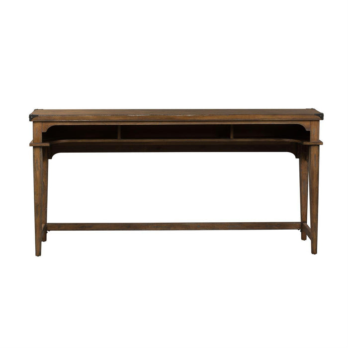 Liberty Aspen Skies Console Table in Weathered Brown - Furniture World
