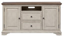 Liberty Morgan Creek 56" TV Console in Antique White - Furniture World
