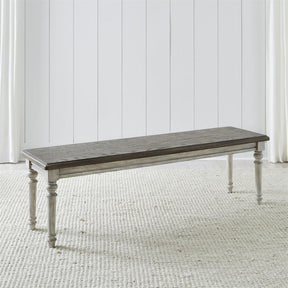 Liberty Furniture Cottage Lane Dining Bench in Antique White - Furniture World