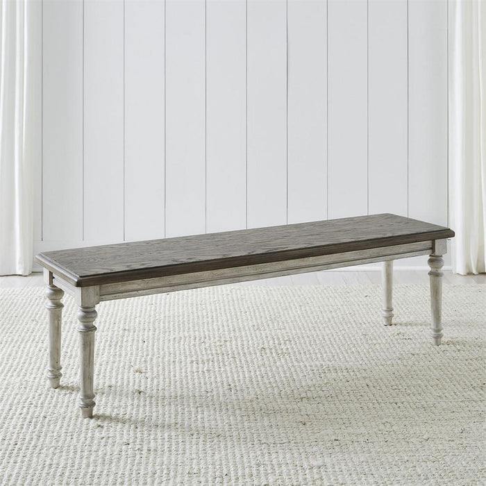 Liberty Furniture Cottage Lane Dining Bench in Antique White - Furniture World