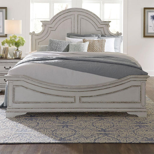 Liberty Magnolia Manor Queen Panel Headboard in Antique White - Furniture World