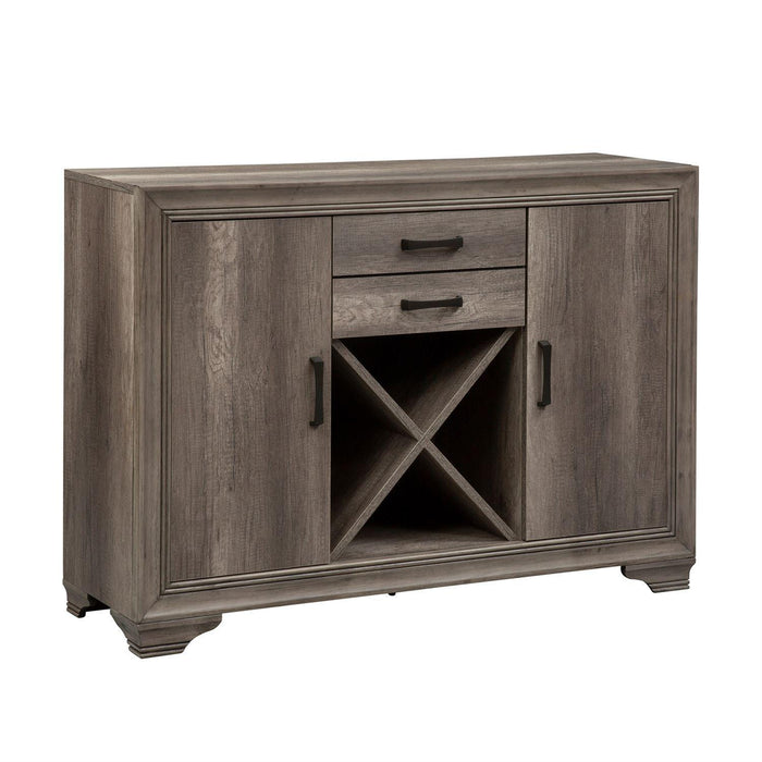 Liberty Furniture Tanners Creek Server in Greystone - Furniture World