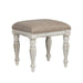 Liberty Magnolia Manor Vanity Stool in Antique White - Furniture World