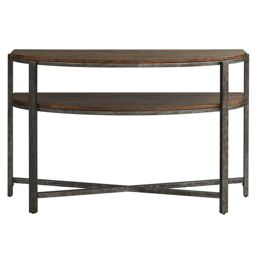 Liberty Breckinridge Demilune Sofa Table in Mahogany - Furniture World