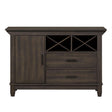 Liberty Furniture Double Bridge Sideboard in Dark Chestnut - Furniture World
