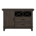 Liberty Furniture Double Bridge Sideboard in Dark Chestnut - Furniture World