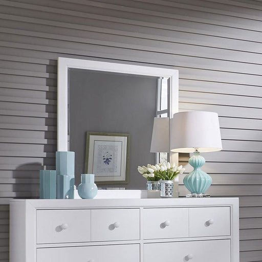 Liberty Furniture Cottage View Mirror in White - Furniture World