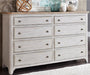 Liberty Furniture Farmhouse Reimagined Drawer Dresser in Antique White - Furniture World