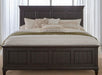 Liberty Furniture Allyson Park King Panel Bed in Wirebrushed Black Forest - Furniture World