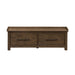 Liberty Sonoma Road Storage Hall Bench in Weathered Beaten Bark - Furniture World