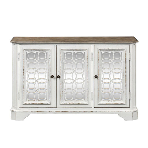 Liberty Magnolia Manor TV Console in Antique White - Furniture World