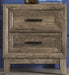 Liberty Furniture Ridgecrest 2 Drawer Nightstand in Cobblestone - Furniture World