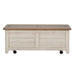 Liberty Farmhouse Reimagined Storage Trunk in Antique White - Furniture World