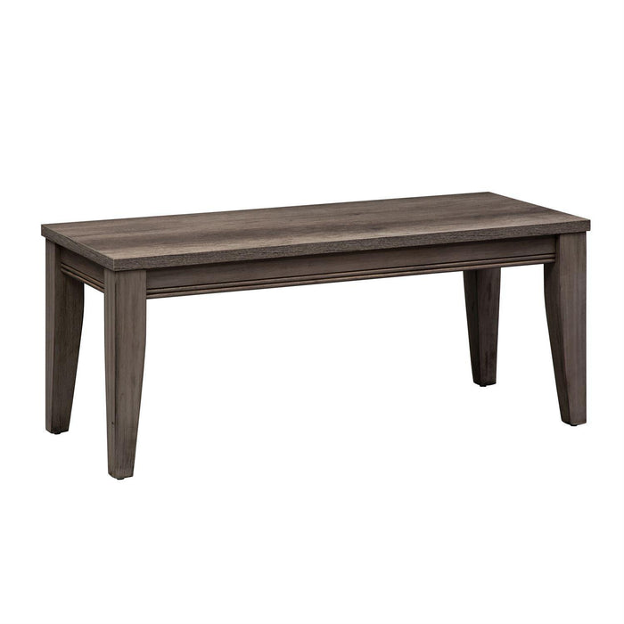 Liberty Furniture Tanners Creek Bench (RTA) in Greystone - Furniture World