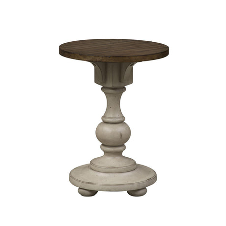 Liberty Morgan Creek Chair Side Table in Antique White - Furniture World