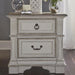 Liberty Furniture Abbey Park Drawer Nightstand in Antique White - Furniture World