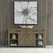 Liberty Parkland Falls Sofa Table in Weathered Taupe - Furniture World