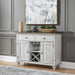Liberty Furniture Ocean Isle Buffet in Antique White with Weathered Pine - Furniture World