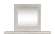 Liberty Modern Farmhouse Mirror in White - Furniture World