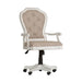 Liberty Magnolia Manor Jr Executive Desk Chair in Antique White - Furniture World