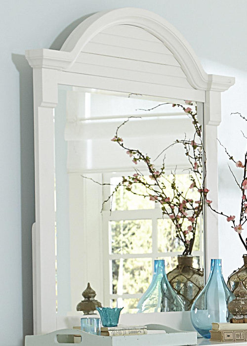 Liberty Furniture Summer House Mirror in Oyster White - Furniture World