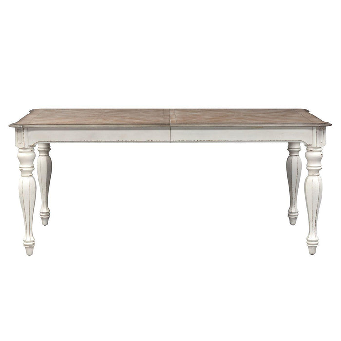 Liberty Furniture Magnolia Manor Rectangular Leg Table in Antique White - Furniture World