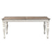 Liberty Furniture Magnolia Manor Rectangular Leg Table in Antique White - Furniture World