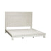 Liberty Modern Farmhouse Queen Platform Bed in White - Furniture World