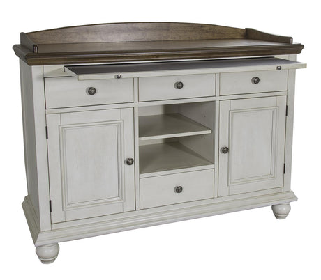 Liberty Furniture Springfield Sideboard in Honey and Cream - Furniture World