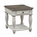 Liberty Magnolia Manor End Table in Antique White - Furniture World