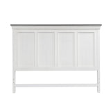 Liberty Furniture Allyson Park King Headboard Only in Wirebrushed White - Furniture World