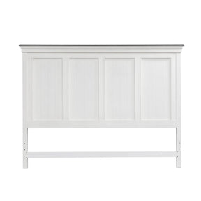 Liberty Furniture Allyson Park King Headboard Only in Wirebrushed White - Furniture World