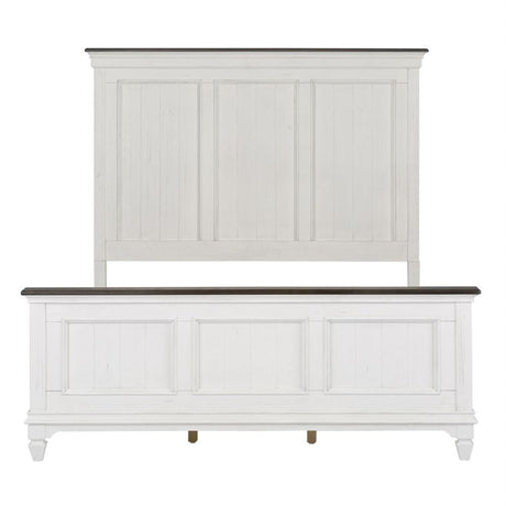 Liberty Furniture Allyson Park King Headboard Only in Wirebrushed White - Furniture World