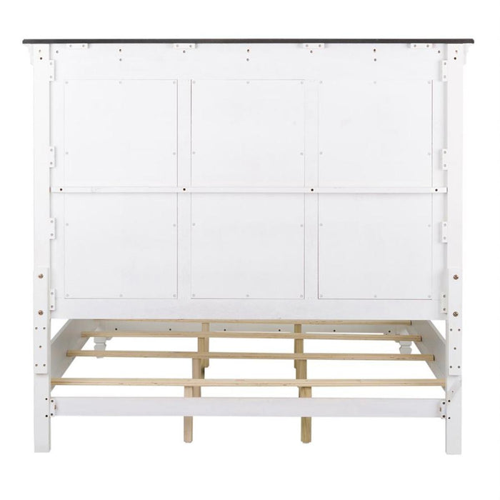 Liberty Furniture Allyson Park King Headboard Only in Wirebrushed White - Furniture World
