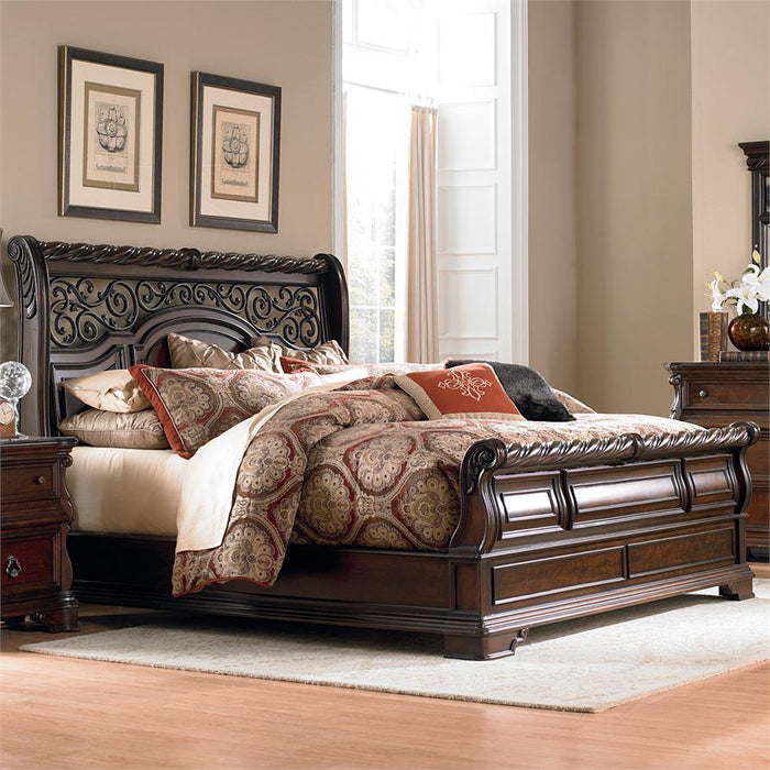Liberty Furniture Arbor Place Sleigh Footboard Queen Bed - Furniture World