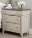 Liberty Furniture Ivy Hollow 3 Drawer Bedside Chest w/ Charging Station in Weathered Linen - Furniture World