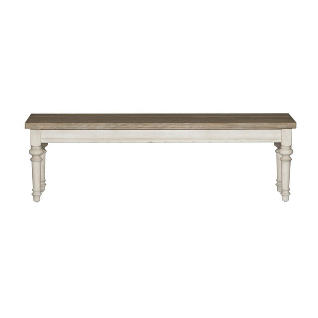 Liberty Furniture Heartland Bench in Antique White - Furniture World