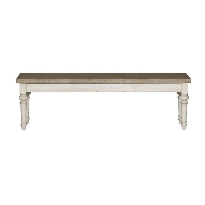Liberty Furniture Heartland Bench in Antique White - Furniture World