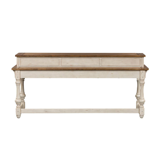 Liberty Morgan Creek Console Bar Table in Antique White - Furniture World