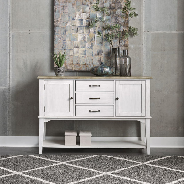 Liberty Furniture Summerville Server in White - Furniture World