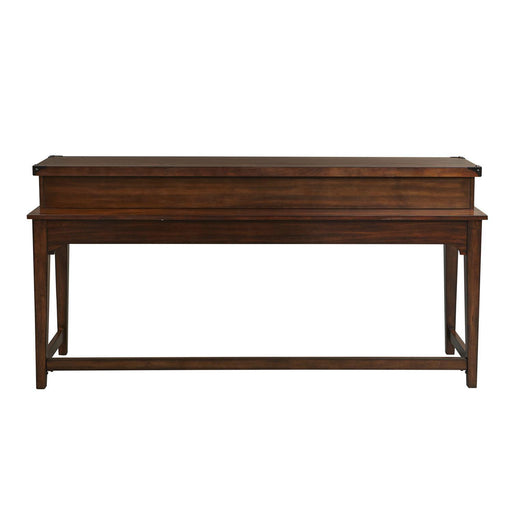 Liberty Aspen Skies Console Bar Table in Russet Brown - Furniture World