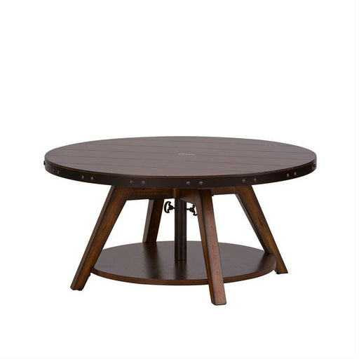 Liberty Aspen Skies Motion Cocktail Table in Russet Brown - Furniture World