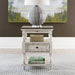Liberty Abbey Road Drawer End Table in Porcelain White - Furniture World