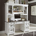Liberty Allyson Park Jr. Executive Credenza with Hutch in Wirebrushed White - Furniture World