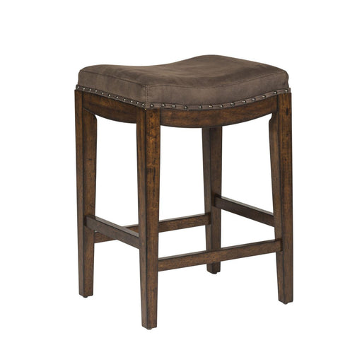 Liberty Aspen Skies Uph Barstool in Russet Brown - Furniture World
