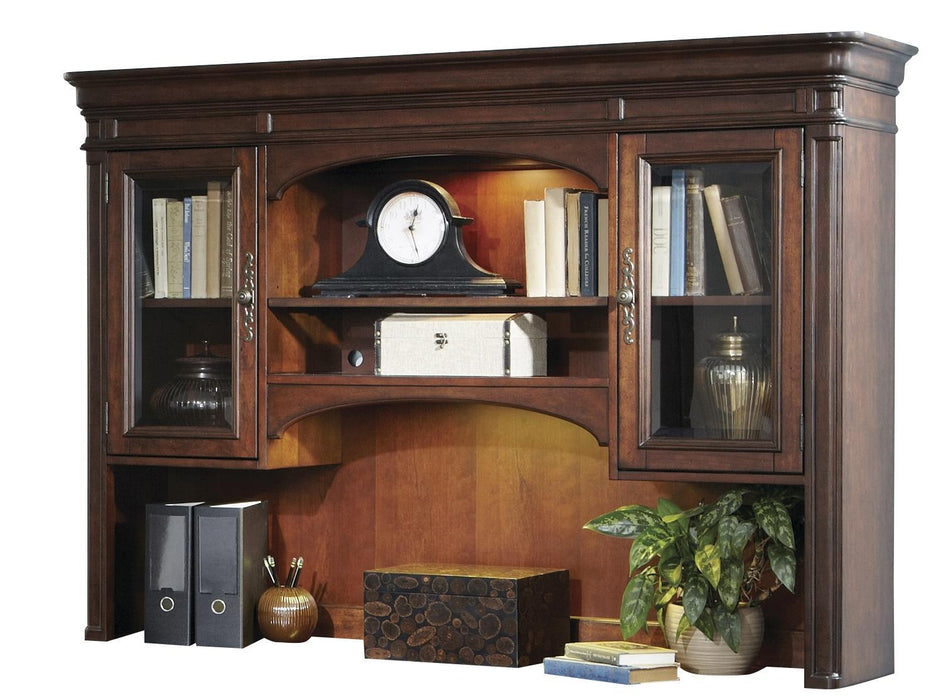 Liberty Brayton Manor Jr Executive Credenza Hutch in Cognac - Furniture World