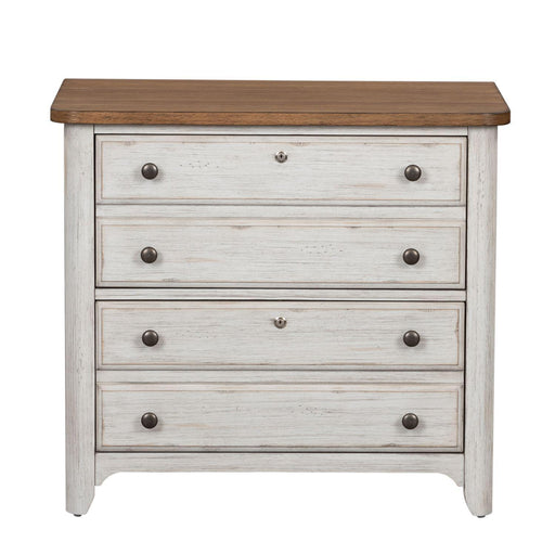 Liberty Farmhouse Reimagined Lateral File in Antique White - Furniture World