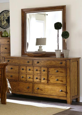 Liberty Furniture Grandpa's Cabin Dresser in Age Oak - Furniture World