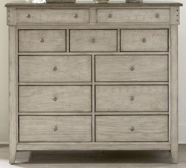 Liberty Furniture Ivy Hollow 11 Drawer Chesser in Weathered Linen - Furniture World