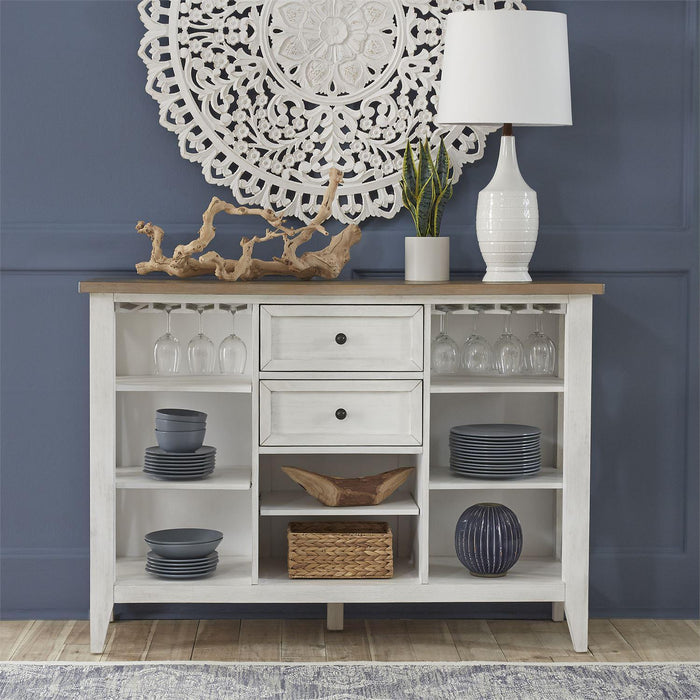 Liberty Furniture Lakeshore Server in White - Furniture World